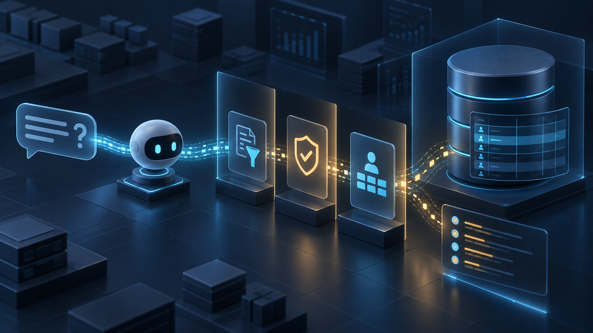 Agentes SQL: cómo consultar datos con IA sin dar acceso peligroso a tu base de datos