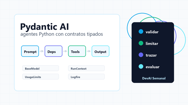 Pydantic AI: cómo crear agentes Python tipados sin perder control en producción